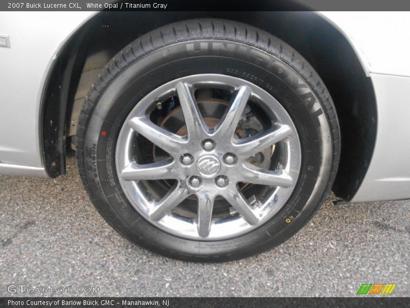 White Opal / Titanium Gray 2007 Buick Lucerne CXL