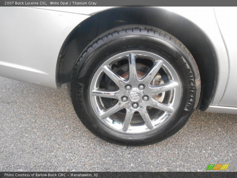 White Opal / Titanium Gray 2007 Buick Lucerne CXL