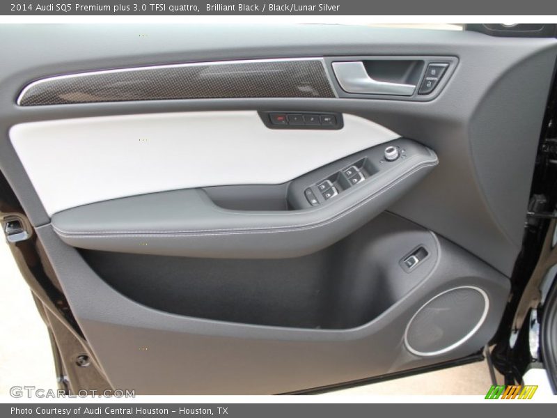 Brilliant Black / Black/Lunar Silver 2014 Audi SQ5 Premium plus 3.0 TFSI quattro