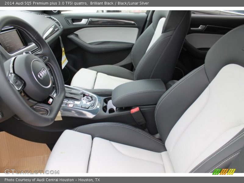 Brilliant Black / Black/Lunar Silver 2014 Audi SQ5 Premium plus 3.0 TFSI quattro
