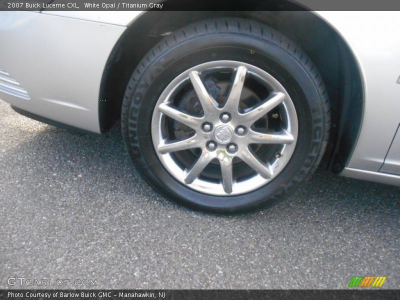 White Opal / Titanium Gray 2007 Buick Lucerne CXL