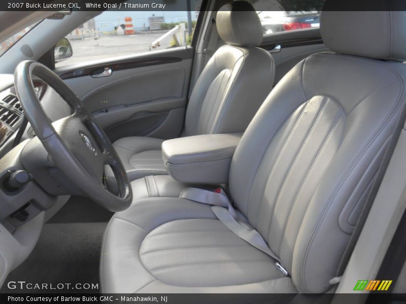 White Opal / Titanium Gray 2007 Buick Lucerne CXL