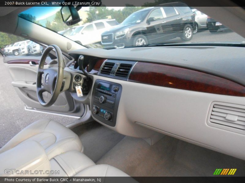 White Opal / Titanium Gray 2007 Buick Lucerne CXL