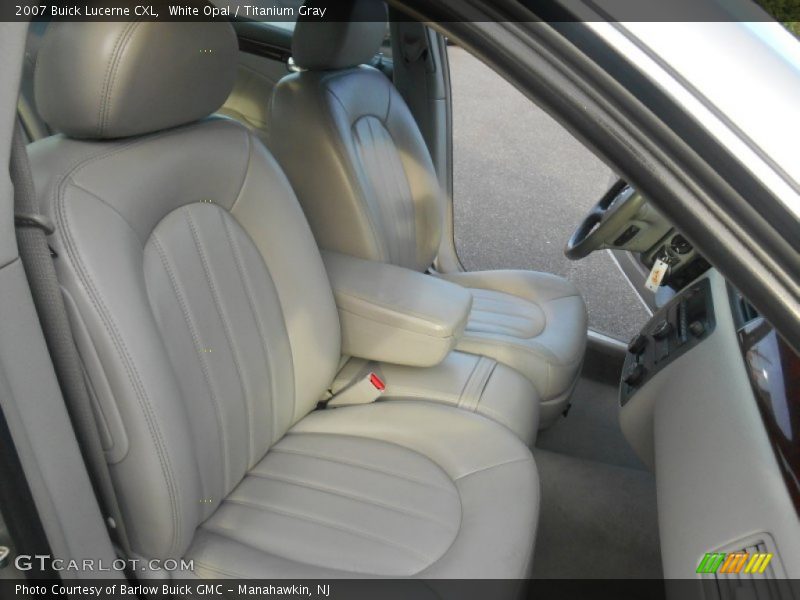 White Opal / Titanium Gray 2007 Buick Lucerne CXL
