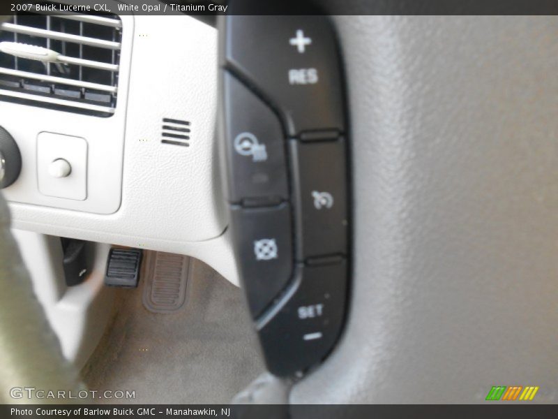 White Opal / Titanium Gray 2007 Buick Lucerne CXL