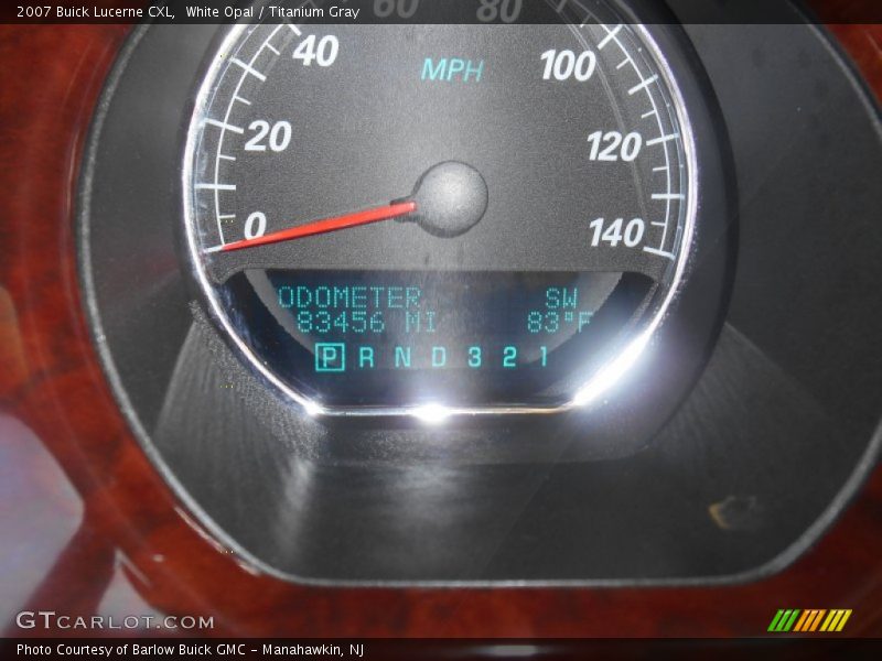 White Opal / Titanium Gray 2007 Buick Lucerne CXL