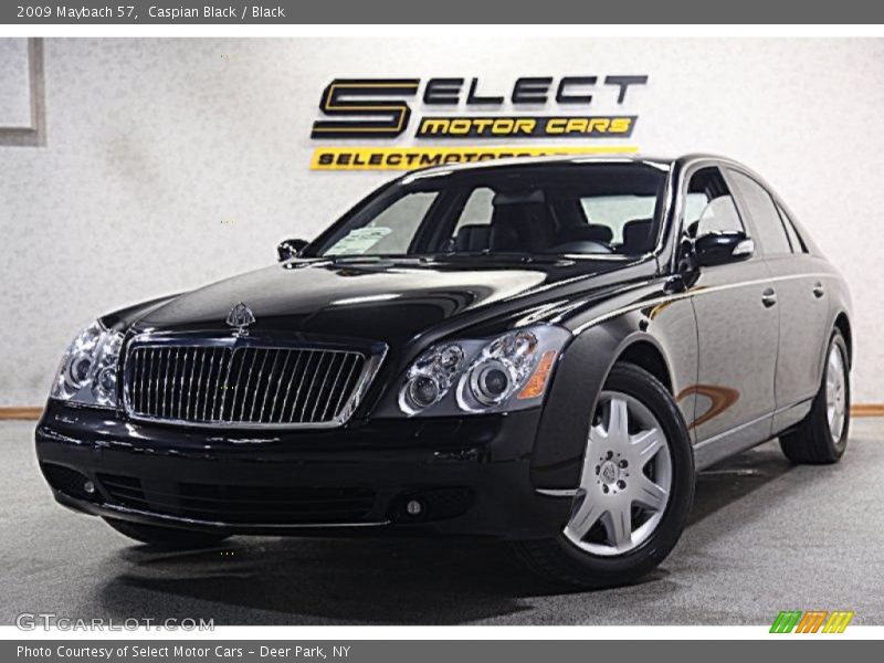 Caspian Black / Black 2009 Maybach 57