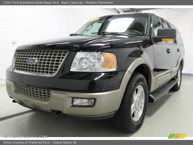 Black Clearcoat / Medium Parchment 2003 Ford Expedition Eddie Bauer 4x4