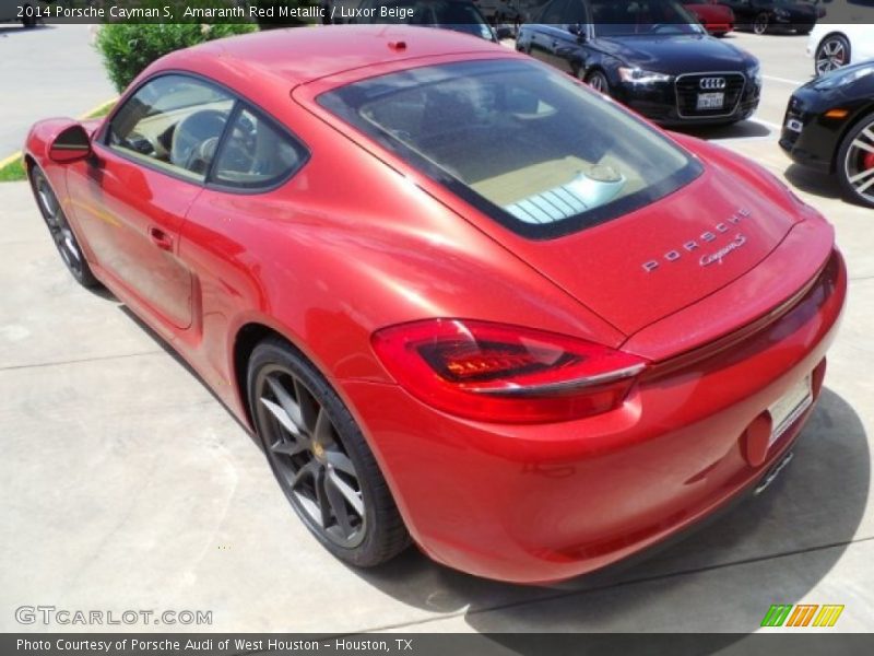  2014 Cayman S Amaranth Red Metallic