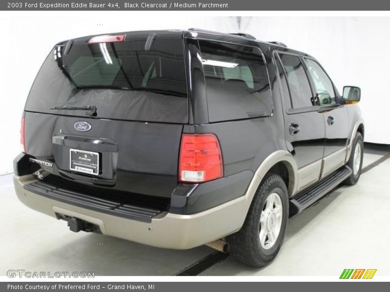 Black Clearcoat / Medium Parchment 2003 Ford Expedition Eddie Bauer 4x4
