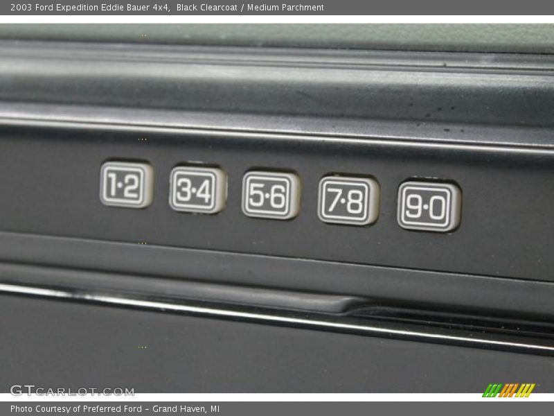 Black Clearcoat / Medium Parchment 2003 Ford Expedition Eddie Bauer 4x4