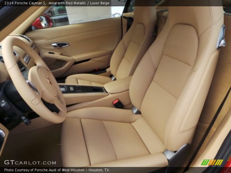 Front Seat of 2014 Cayman S