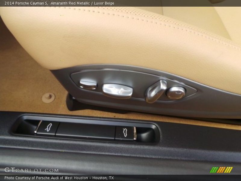 Amaranth Red Metallic / Luxor Beige 2014 Porsche Cayman S