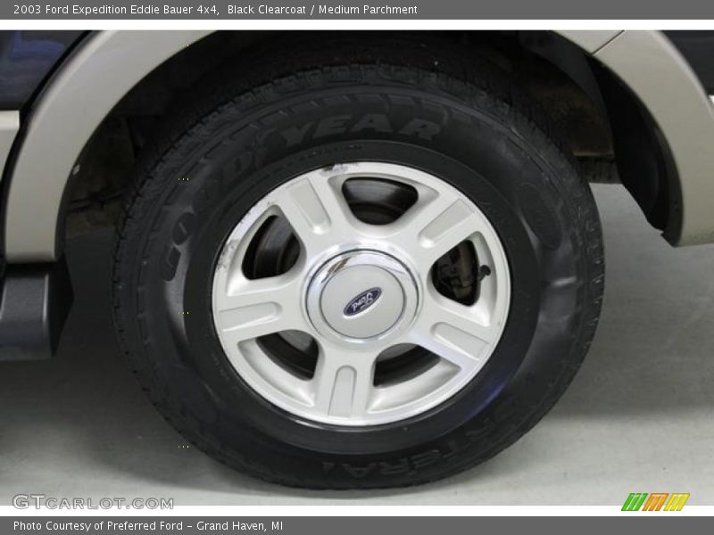 Black Clearcoat / Medium Parchment 2003 Ford Expedition Eddie Bauer 4x4