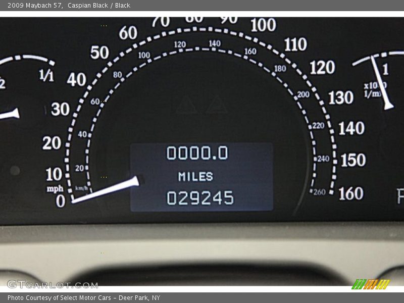 Caspian Black / Black 2009 Maybach 57