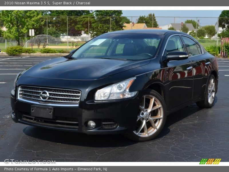 Super Black / Charcoal 2010 Nissan Maxima 3.5 S