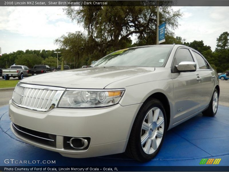 Silver Birch Metallic / Dark Charcoal 2008 Lincoln MKZ Sedan