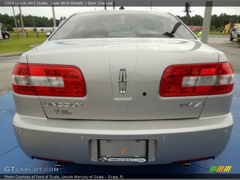 Silver Birch Metallic / Dark Charcoal 2008 Lincoln MKZ Sedan