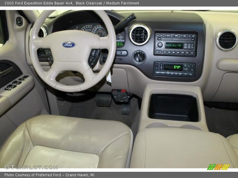 Black Clearcoat / Medium Parchment 2003 Ford Expedition Eddie Bauer 4x4