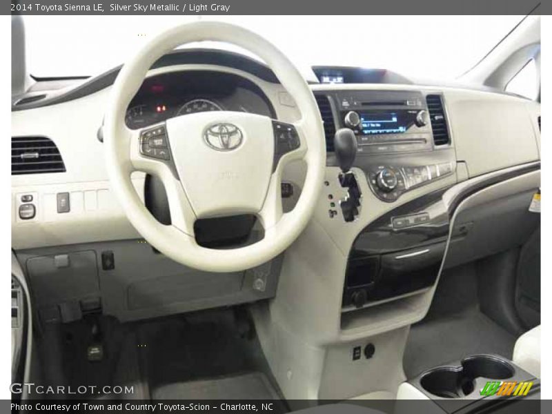 Silver Sky Metallic / Light Gray 2014 Toyota Sienna LE