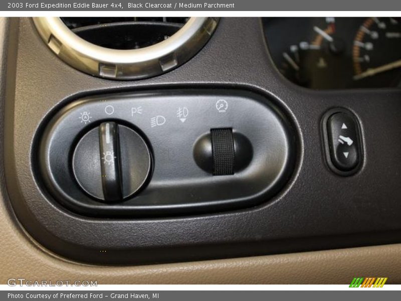 Black Clearcoat / Medium Parchment 2003 Ford Expedition Eddie Bauer 4x4