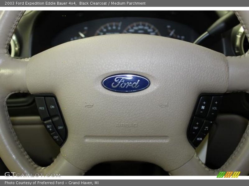 Black Clearcoat / Medium Parchment 2003 Ford Expedition Eddie Bauer 4x4