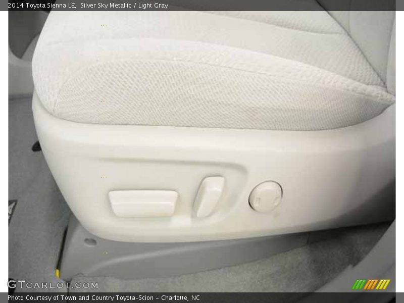 Silver Sky Metallic / Light Gray 2014 Toyota Sienna LE