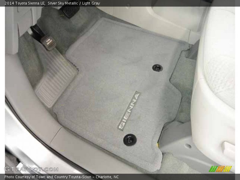 Silver Sky Metallic / Light Gray 2014 Toyota Sienna LE