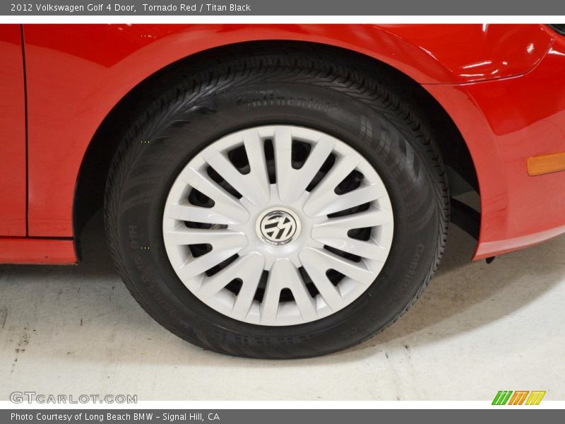 Tornado Red / Titan Black 2012 Volkswagen Golf 4 Door