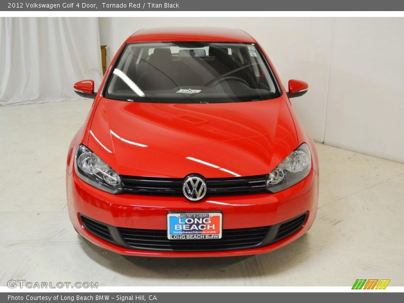 Tornado Red / Titan Black 2012 Volkswagen Golf 4 Door