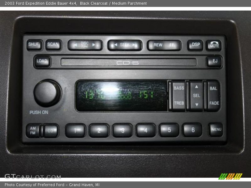 Black Clearcoat / Medium Parchment 2003 Ford Expedition Eddie Bauer 4x4