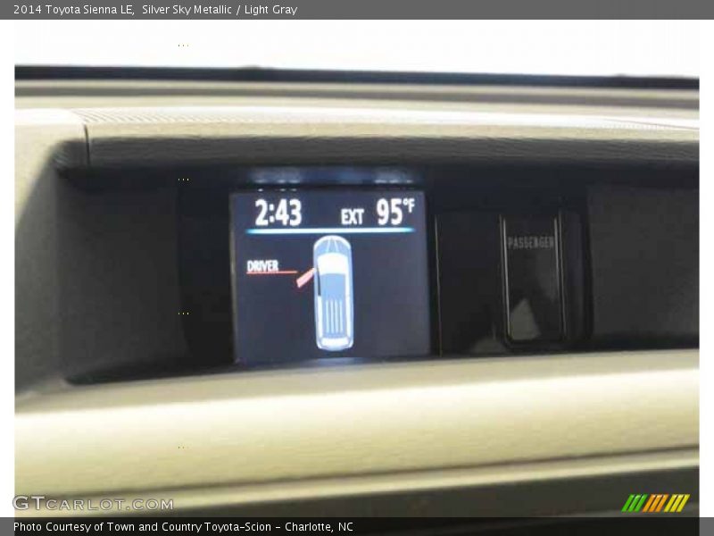 Silver Sky Metallic / Light Gray 2014 Toyota Sienna LE
