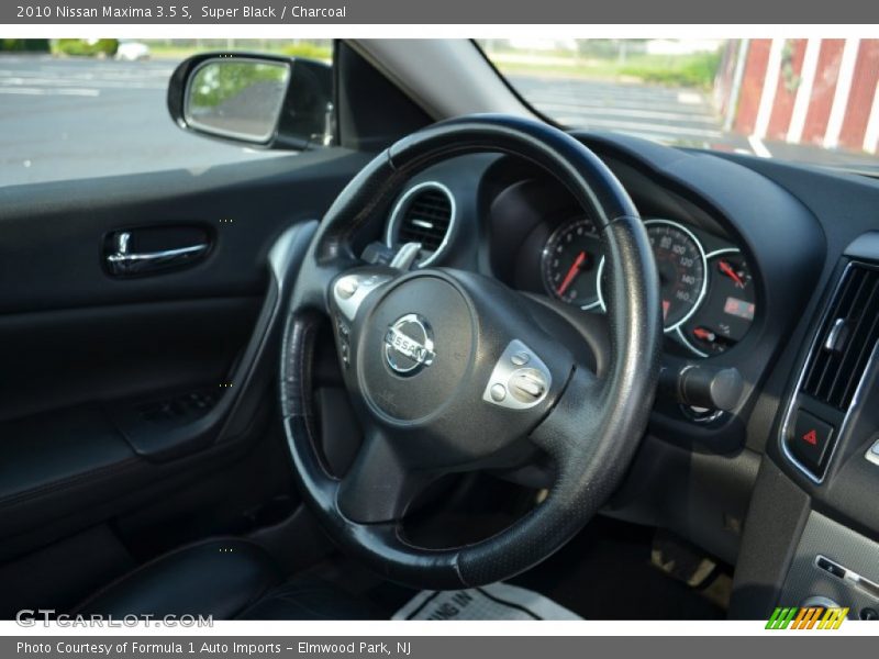 Super Black / Charcoal 2010 Nissan Maxima 3.5 S