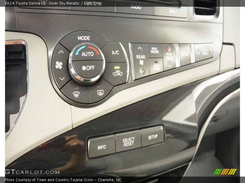 Silver Sky Metallic / Light Gray 2014 Toyota Sienna LE