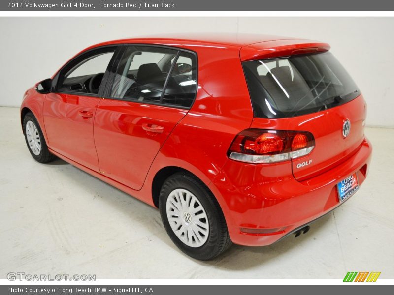 Tornado Red / Titan Black 2012 Volkswagen Golf 4 Door