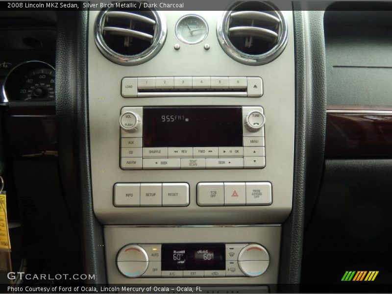 Silver Birch Metallic / Dark Charcoal 2008 Lincoln MKZ Sedan