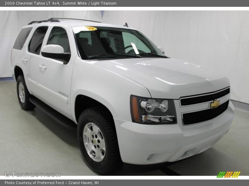 Summit White / Light Titanium 2009 Chevrolet Tahoe LT 4x4