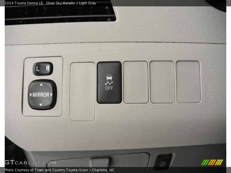 Silver Sky Metallic / Light Gray 2014 Toyota Sienna LE