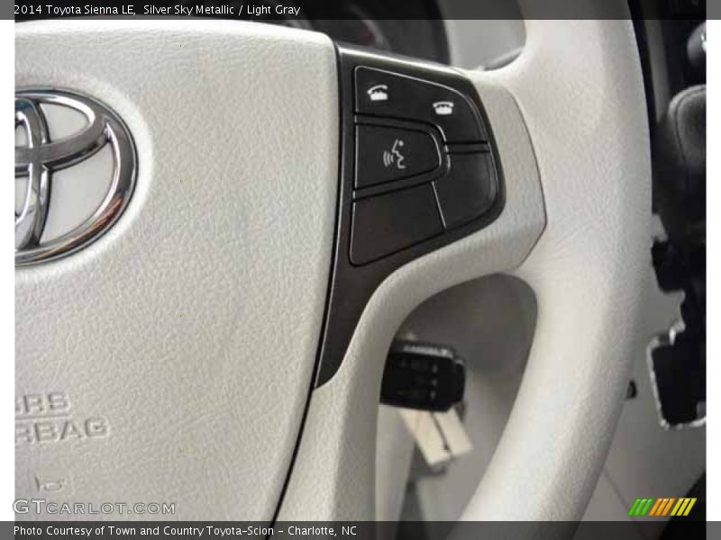 Silver Sky Metallic / Light Gray 2014 Toyota Sienna LE
