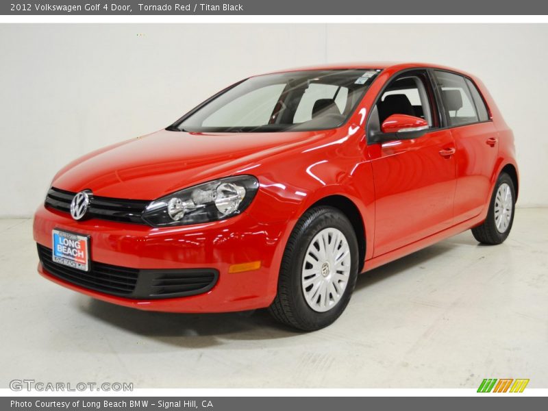 Tornado Red / Titan Black 2012 Volkswagen Golf 4 Door