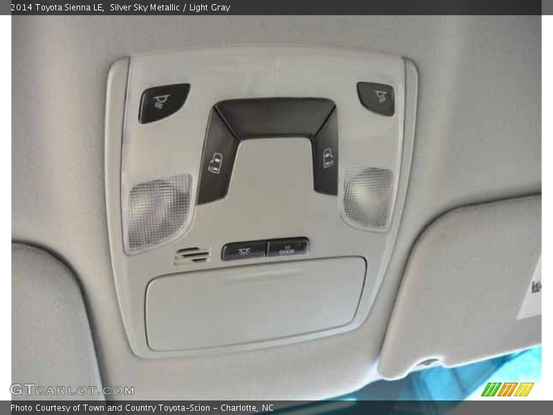 Silver Sky Metallic / Light Gray 2014 Toyota Sienna LE