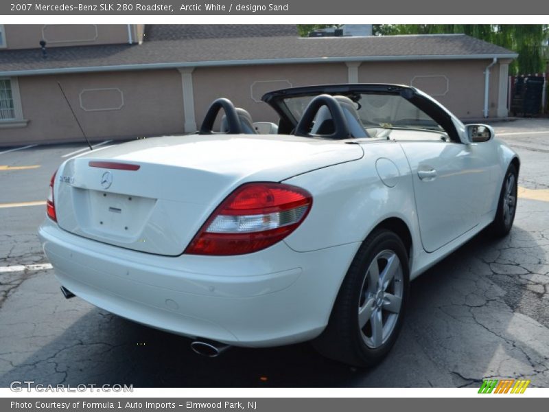 Arctic White / designo Sand 2007 Mercedes-Benz SLK 280 Roadster