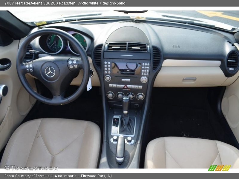 Arctic White / designo Sand 2007 Mercedes-Benz SLK 280 Roadster