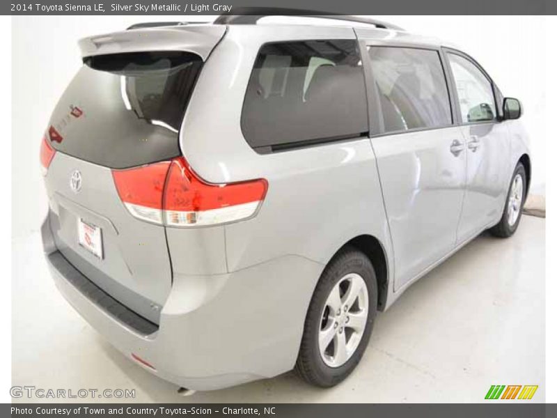 Silver Sky Metallic / Light Gray 2014 Toyota Sienna LE