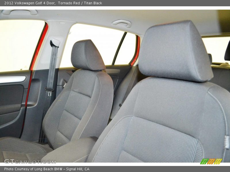 Tornado Red / Titan Black 2012 Volkswagen Golf 4 Door