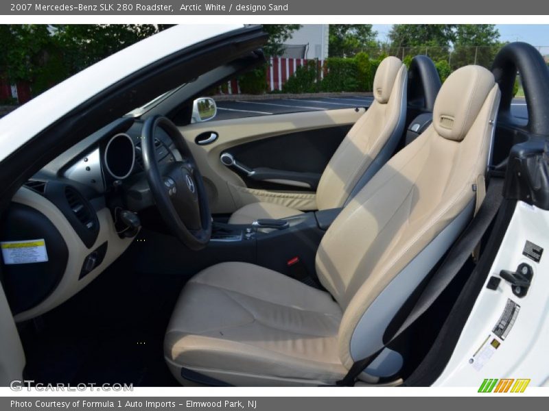 Arctic White / designo Sand 2007 Mercedes-Benz SLK 280 Roadster