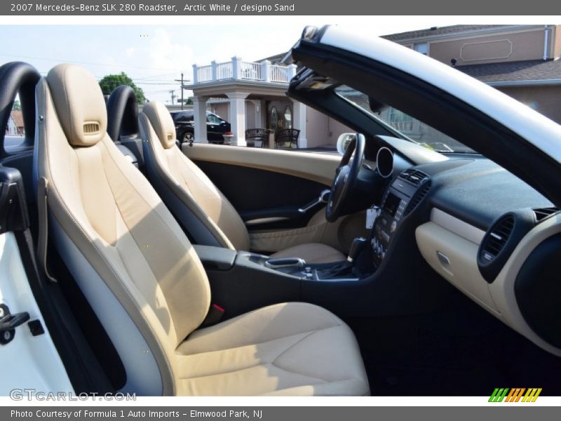 Arctic White / designo Sand 2007 Mercedes-Benz SLK 280 Roadster