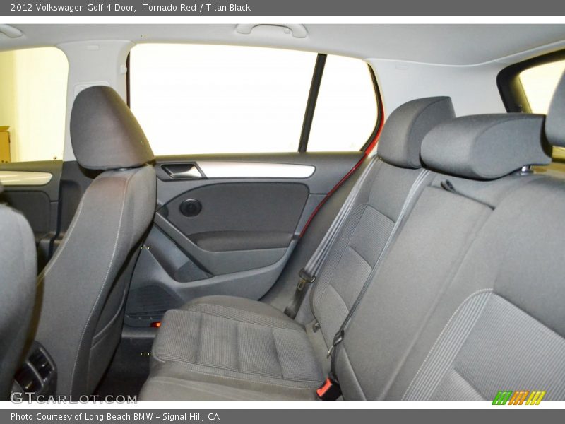 Tornado Red / Titan Black 2012 Volkswagen Golf 4 Door