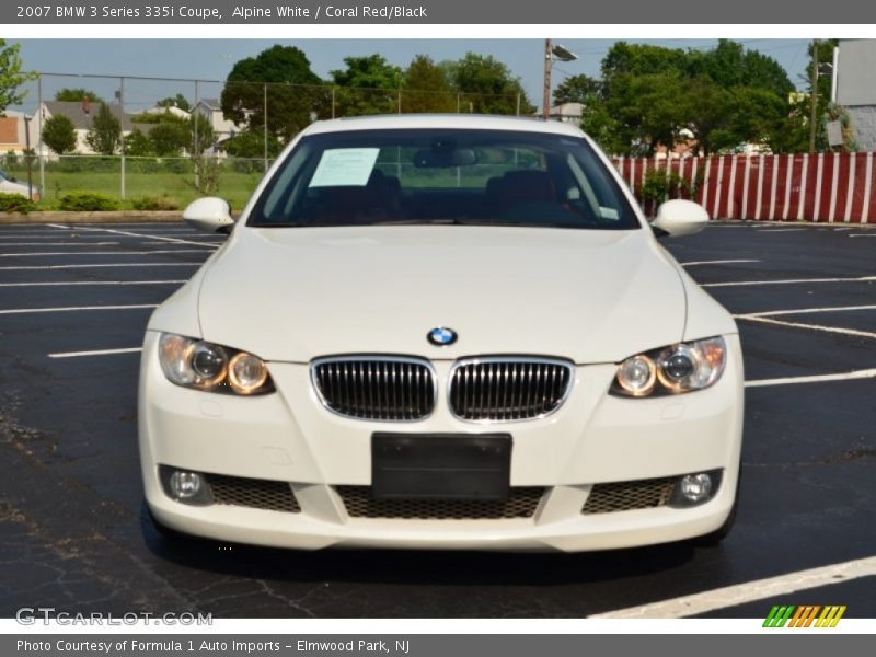 Alpine White / Coral Red/Black 2007 BMW 3 Series 335i Coupe