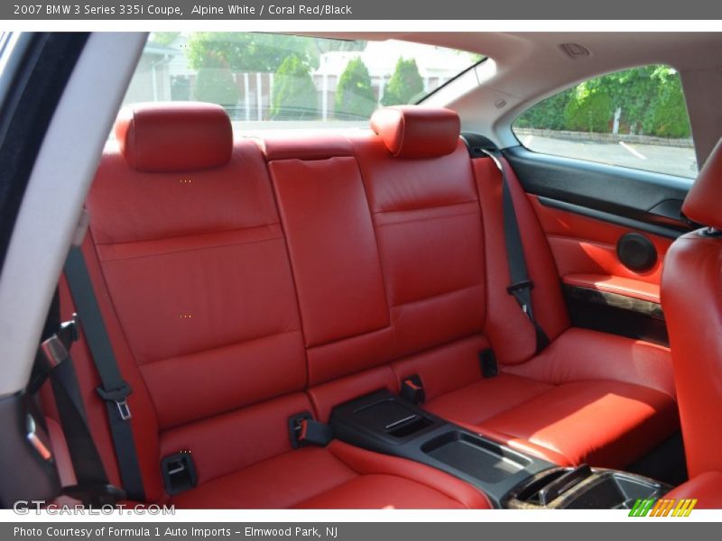 Alpine White / Coral Red/Black 2007 BMW 3 Series 335i Coupe